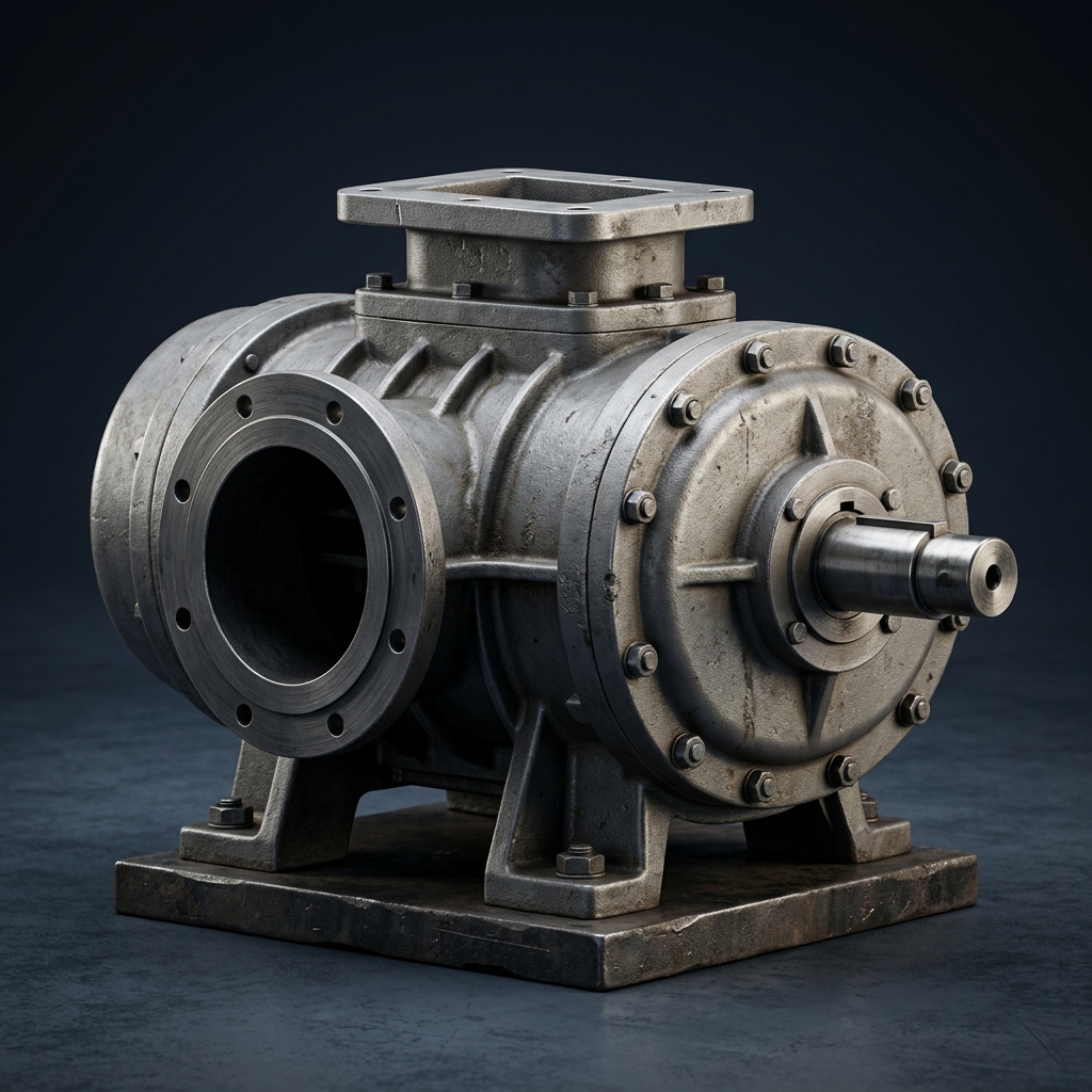 Industrial rotary lobe blower